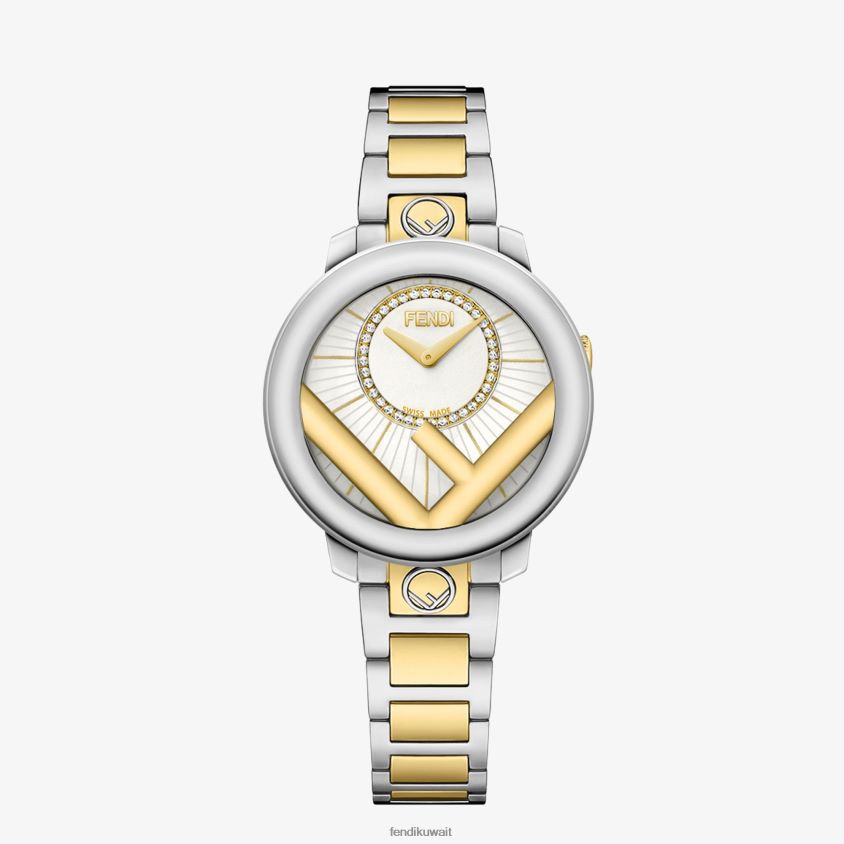 Fendi متعدد الألوان نحيف 28 ملم - الساعة مع الشعار RTJZ424 مُكَمِّلات