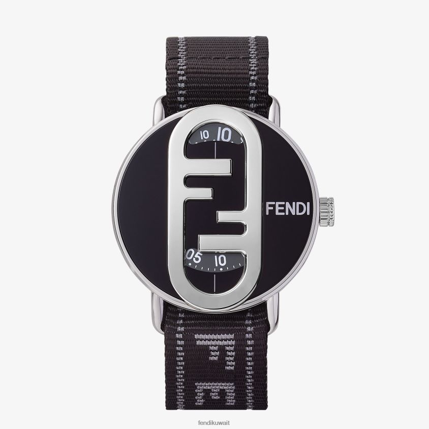 Fendi متعدد الألوان رجال 42 ملم - ساعة دائرية بشعار أولوك RTJZ2346 مُكَمِّلات