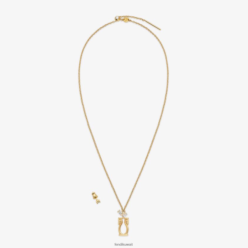 Fendi ذهب نحيف مجموعة الدلو RTJZ1641 مجوهرات