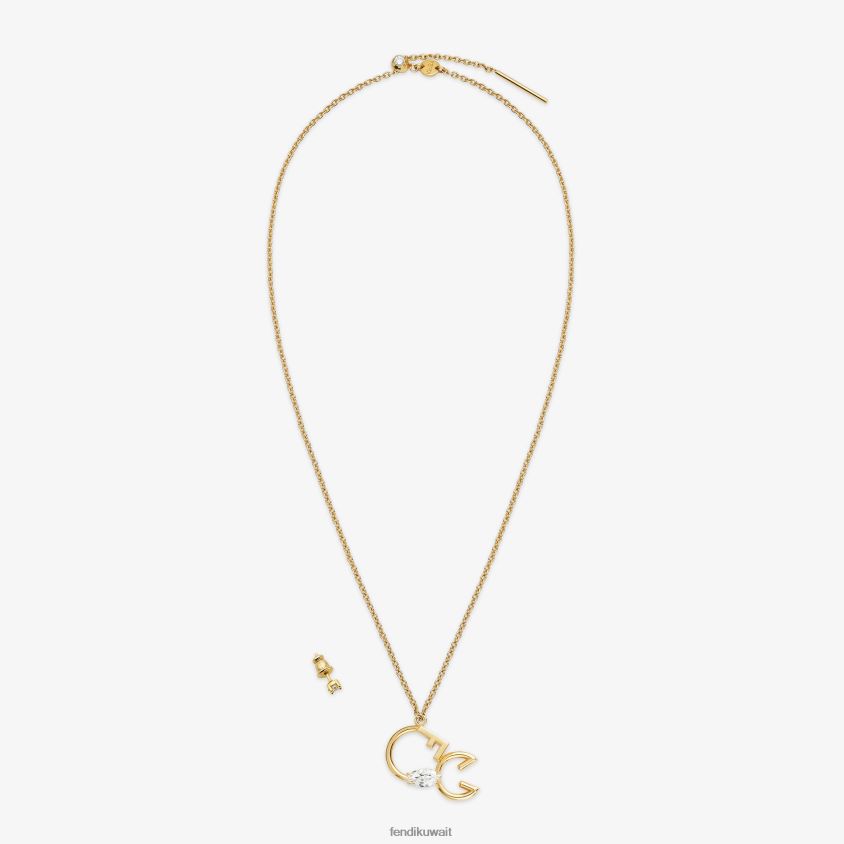 Fendi ذهب نحيف مجموعة العقرب RTJZ1644 مجوهرات