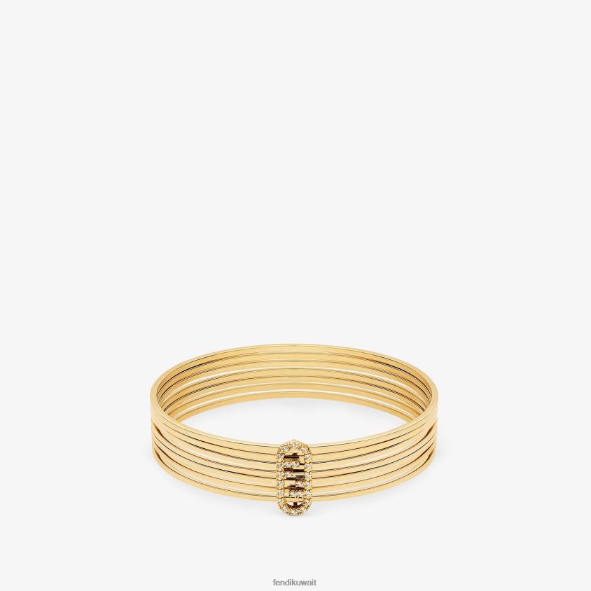 Fendi ذهب نحيف سوار أولوك RTJZ1674 مجوهرات