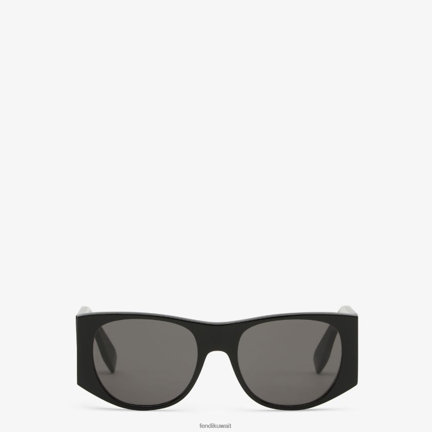 Fendi بني نحيف نظارات شمسية من خلات الرغيف الفرنسي RTJZ17 مُكَمِّلات