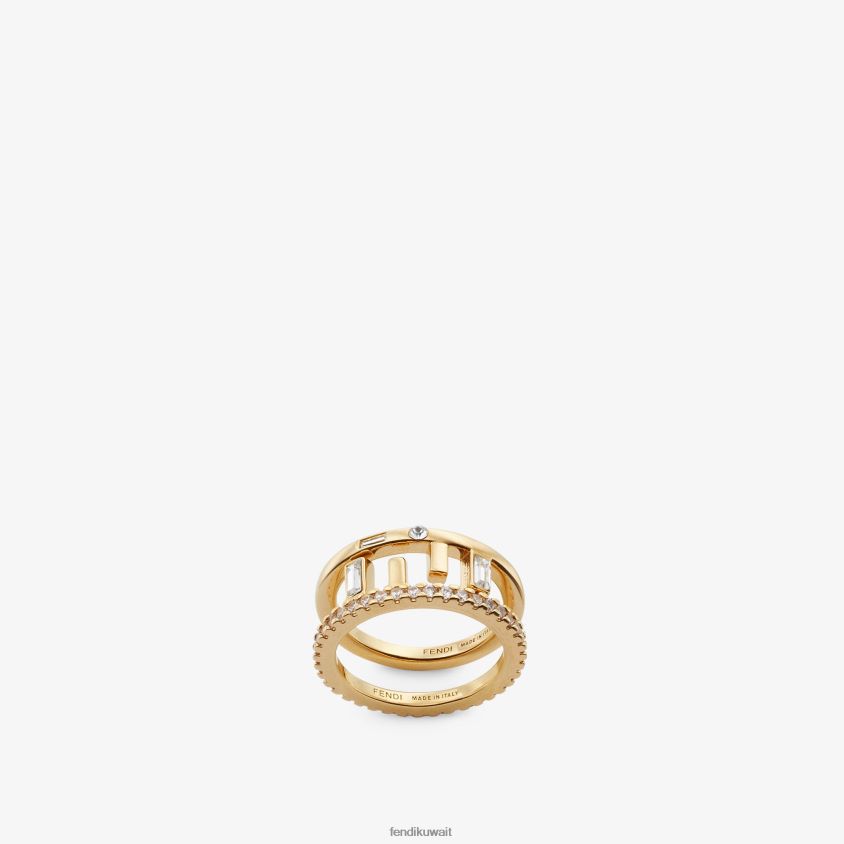 Fendi ذهب نحيف خواتم RTJZ1721 مجوهرات