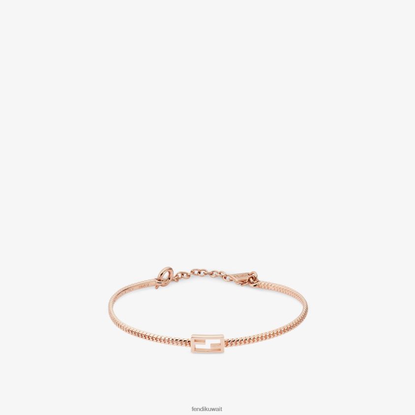 Fendi لون القرنفل نحيف سوار الرغيف الفرنسي RTJZ1740 مجوهرات