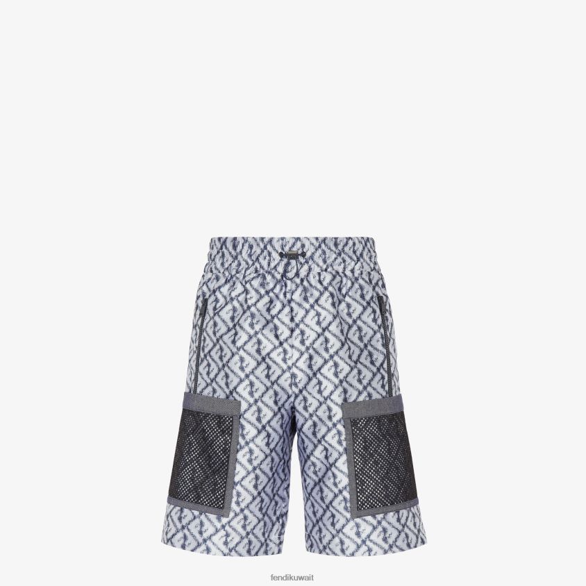 Fendi متعدد الألوان رجال السراويل النايلون RTJZ2011 ثياب