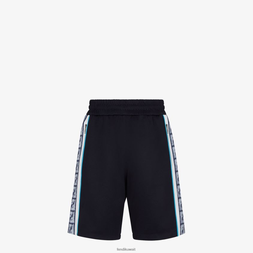 Fendi أزرق رجال السراويل جيرسي RTJZ2017 ثياب