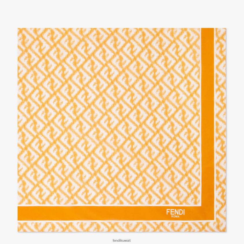 Fendi متعدد الألوان رجال صوفية من الحرير والقطن RTJZ2076 مُكَمِّلات