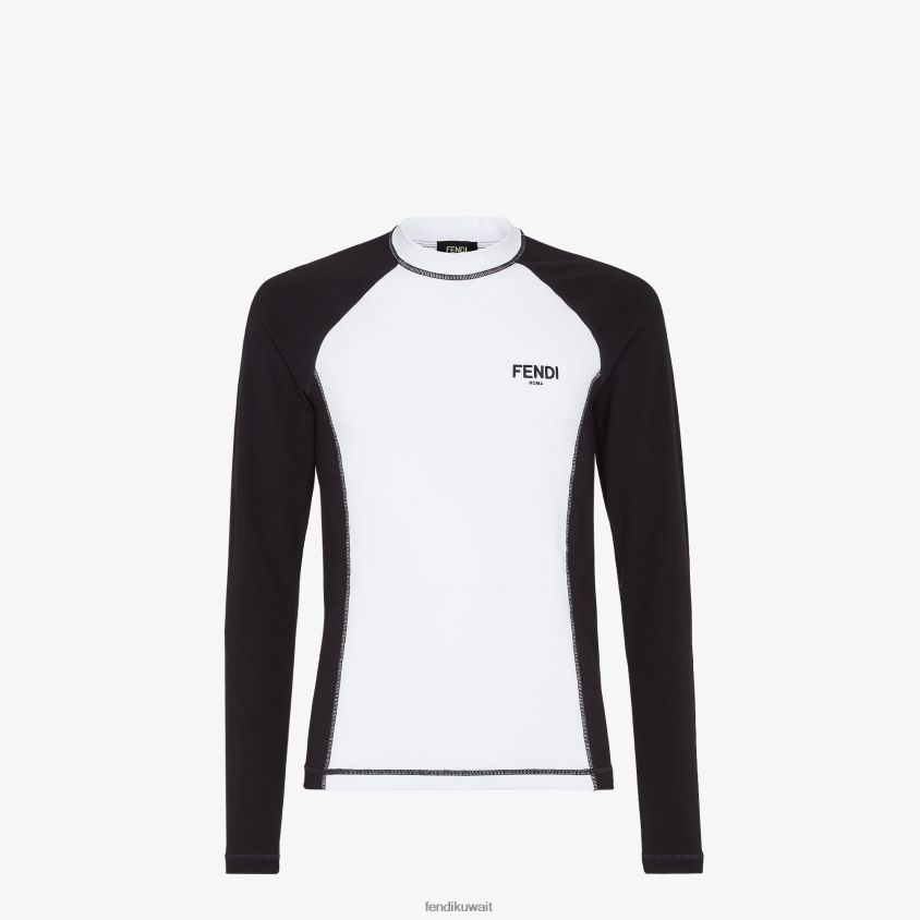 Fendi أبيض رجال سترة قطنية RTJZ2108 ثياب