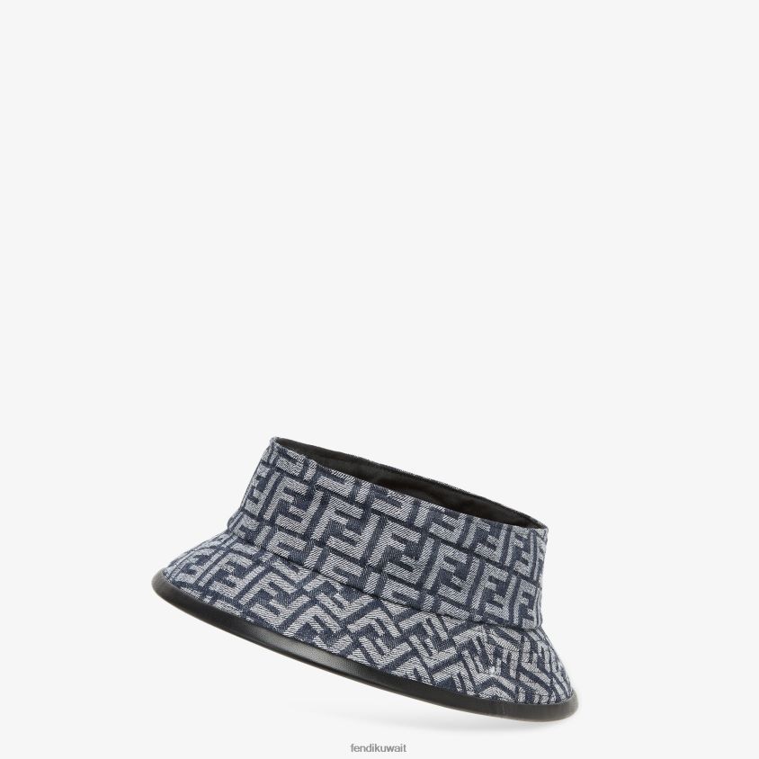 Fendi أزرق رجال قناع الدنيم RTJZ2406 مُكَمِّلات