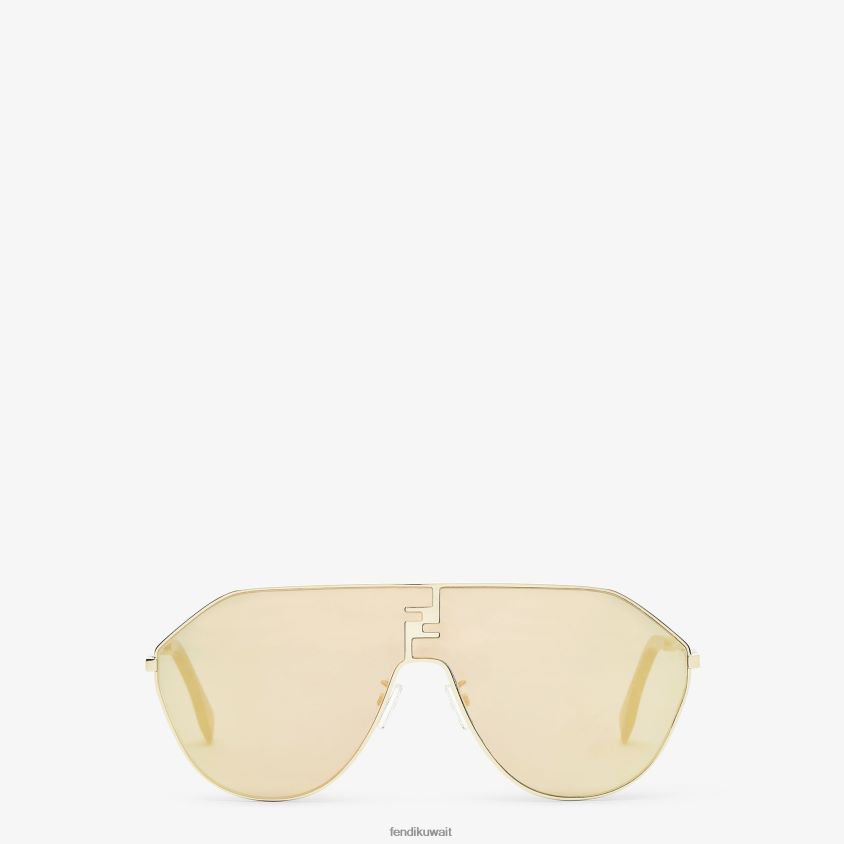 Fendi موضة رجال نظارات شمسية معدنية مع عدسات وتأثير فائق المرآة RTJZ2409 مُكَمِّلات