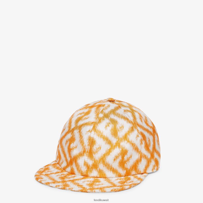 Fendi متعدد الألوان رجال قبعة بيسبول الحرير RTJZ2411 مُكَمِّلات