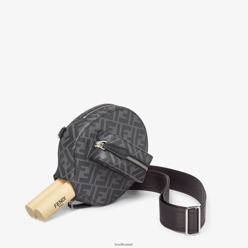 Fendi أسود رجال مجموعة تنس الطاولة من القماش RTJZ2501 مُكَمِّلات