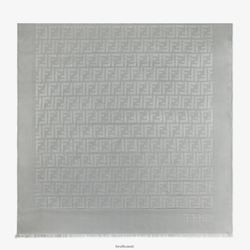 Fendi رمادي نحيف سرق الحرير RTJZ257 مُكَمِّلات