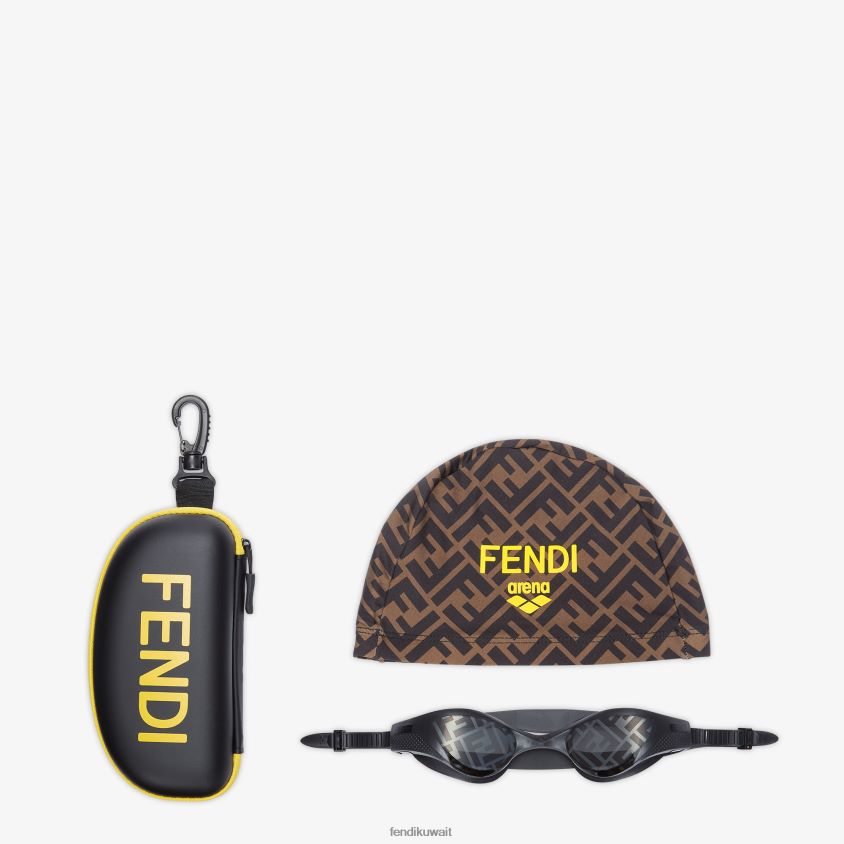 Fendi موضة رجال نظارات السباحة ذات الجسر المنخفض لعرض الأزياء RTJZ2571 مُكَمِّلات