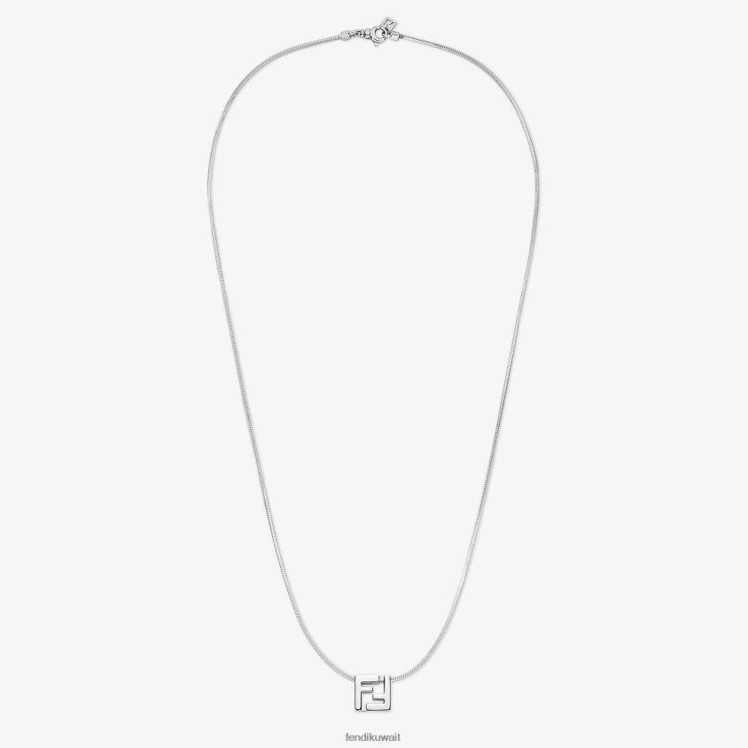 Fendi فضة رجال قلادة وما يليها RTJZ2743 مجوهرات