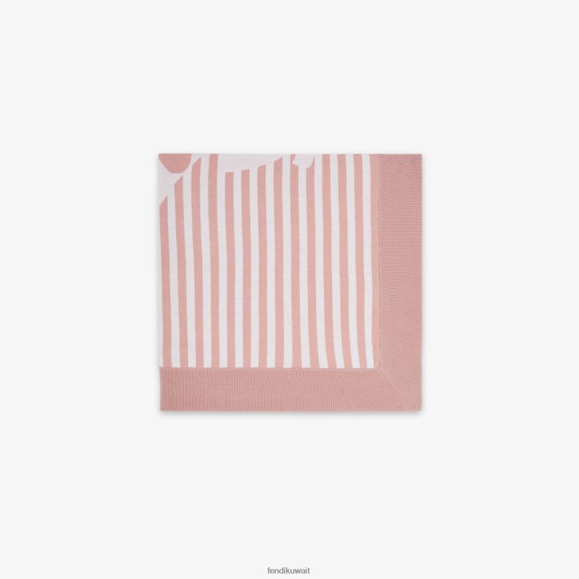 Fendi لون القرنفل أطفال بطانية محبوكة RTJZ2757 مُكَمِّلات