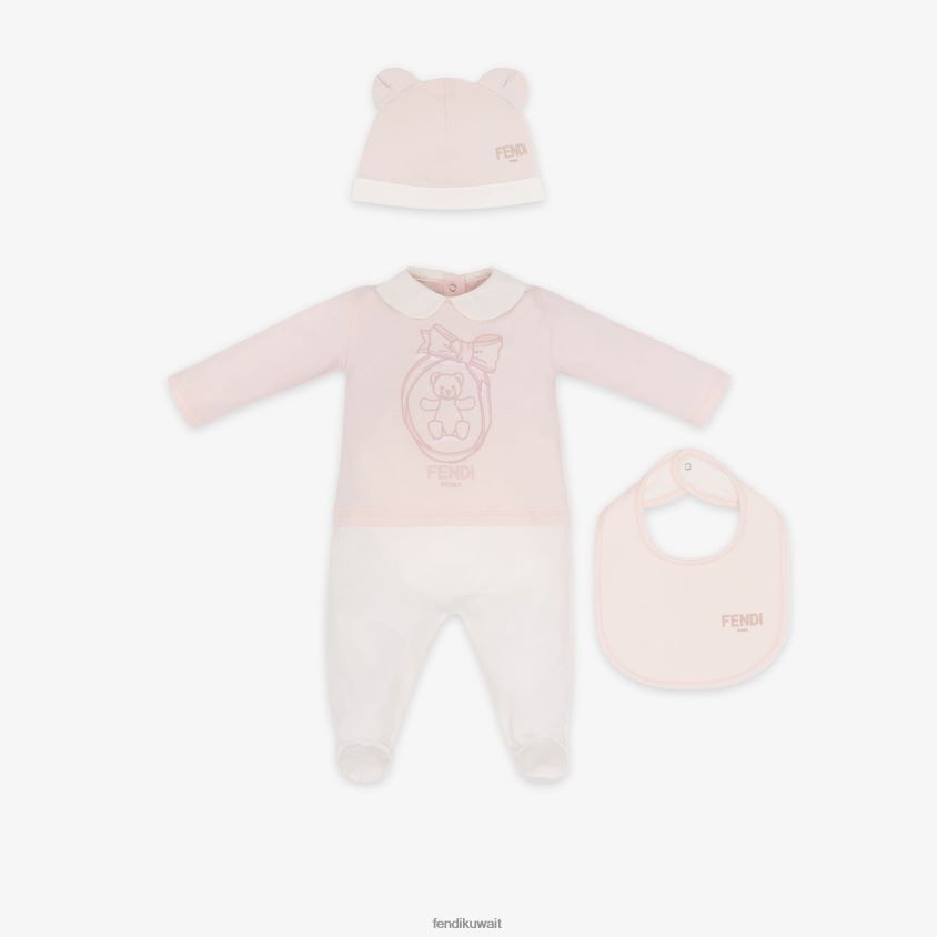 Fendi متعدد الألوان أطفال مجموعة جيرسي الطفل RTJZ2764 ثياب