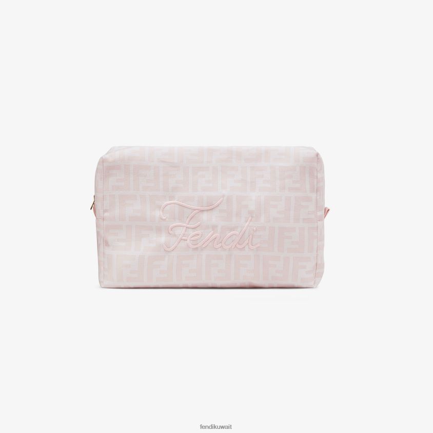 Fendi موضة أطفال طقم أطفال من القطن والحرير مع ملاءة أطفال وحقيبة أدوات الزينة RTJZ2793 مُكَمِّلات