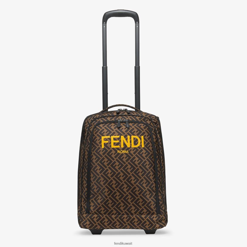 Fendi موضة أطفال حقيبة ظهر للصغار "العودة إلى المدرسة" مزودة بعجلات وشعار شامل RTJZ2827 مُكَمِّلات