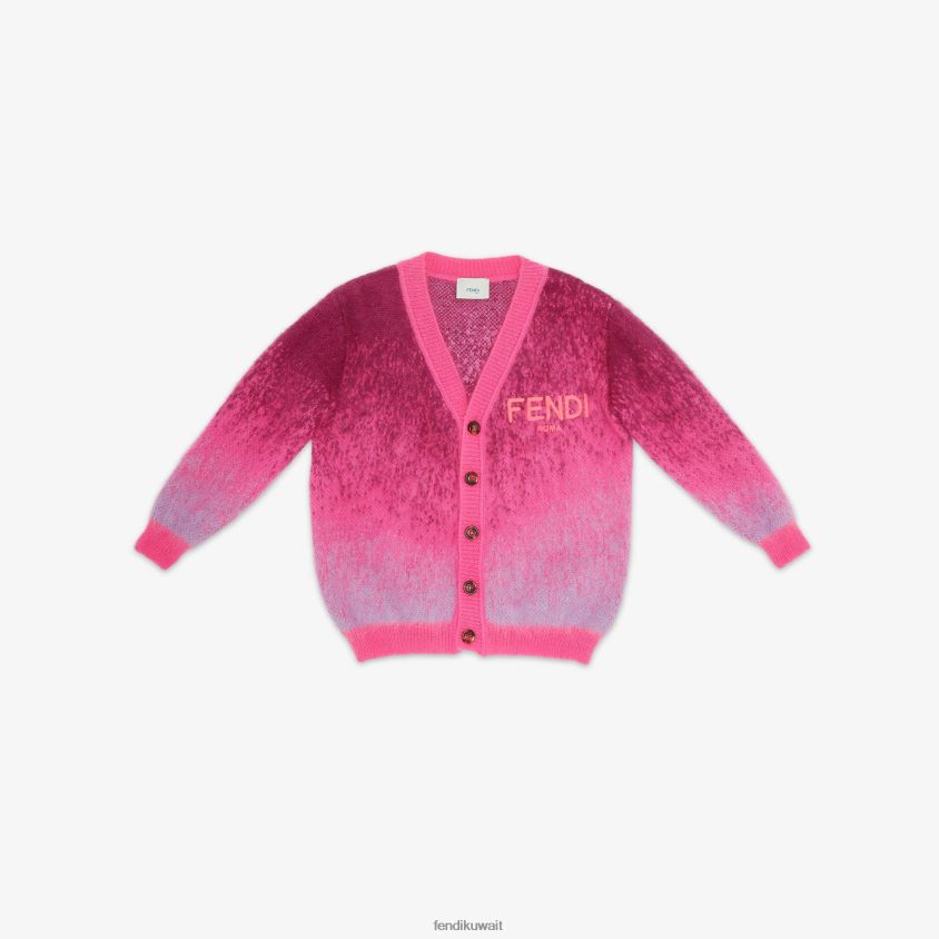 Fendi متعدد الألوان أطفال سترة صوف جونيور RTJZ2850 ثياب