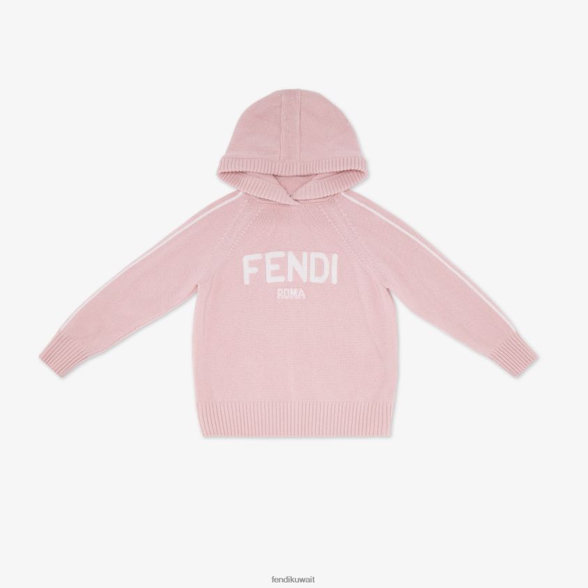 Fendi موضة أطفال سترة جونيور من الكشمير الخالص RTJZ2910 ثياب