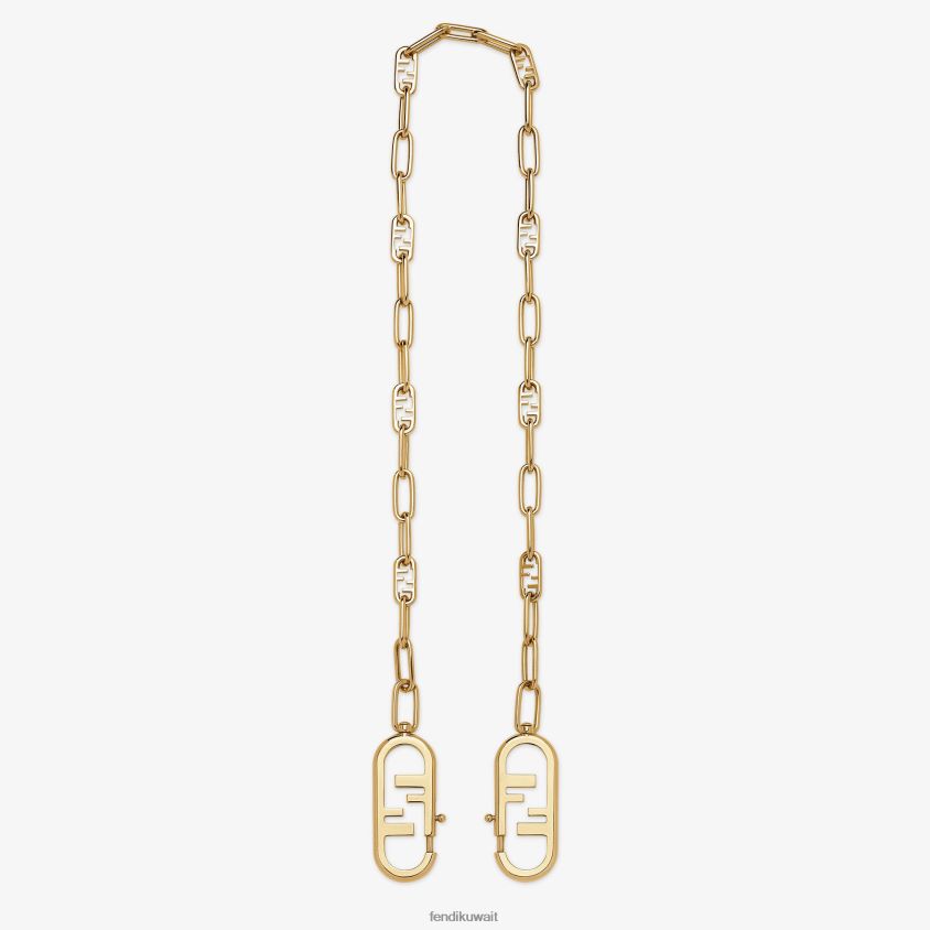 Fendi موضة نحيف حزام كتف معدني RTJZ33 مُكَمِّلات