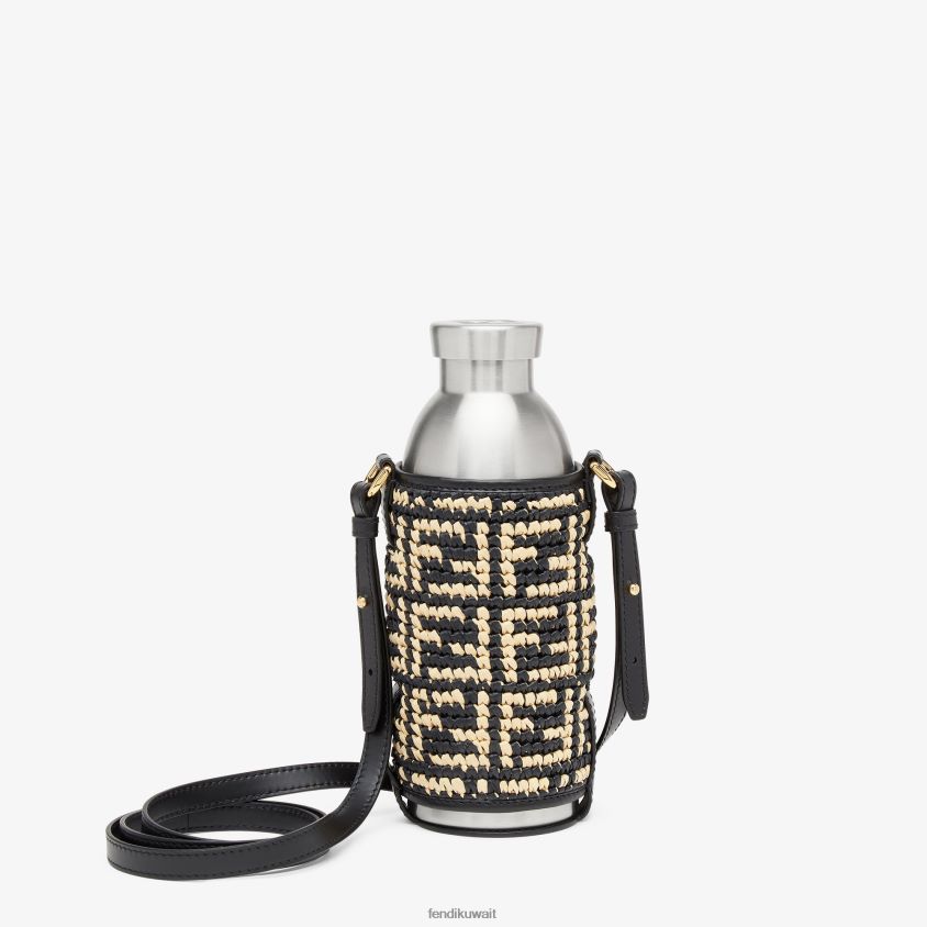 Fendi اللون البيج نحيف حامل قارورة الرافية RTJZ335 مُكَمِّلات