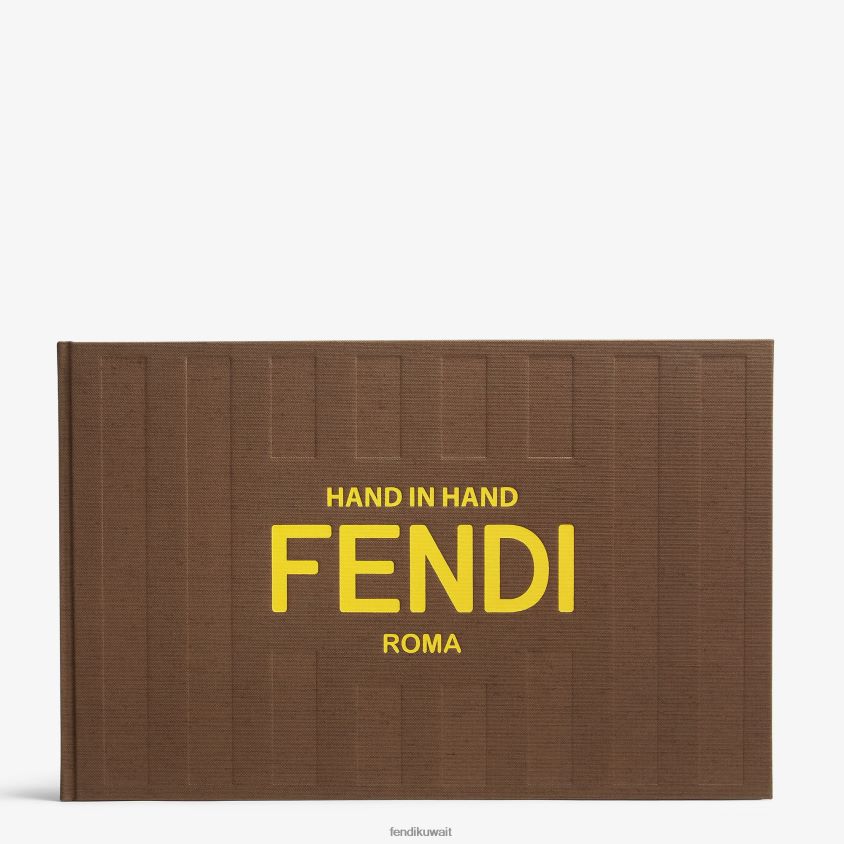 Fendi موضة للجنسين كتاب الرغيف الفرنسي "يداً بيد". RTJZ481 مُكَمِّلات