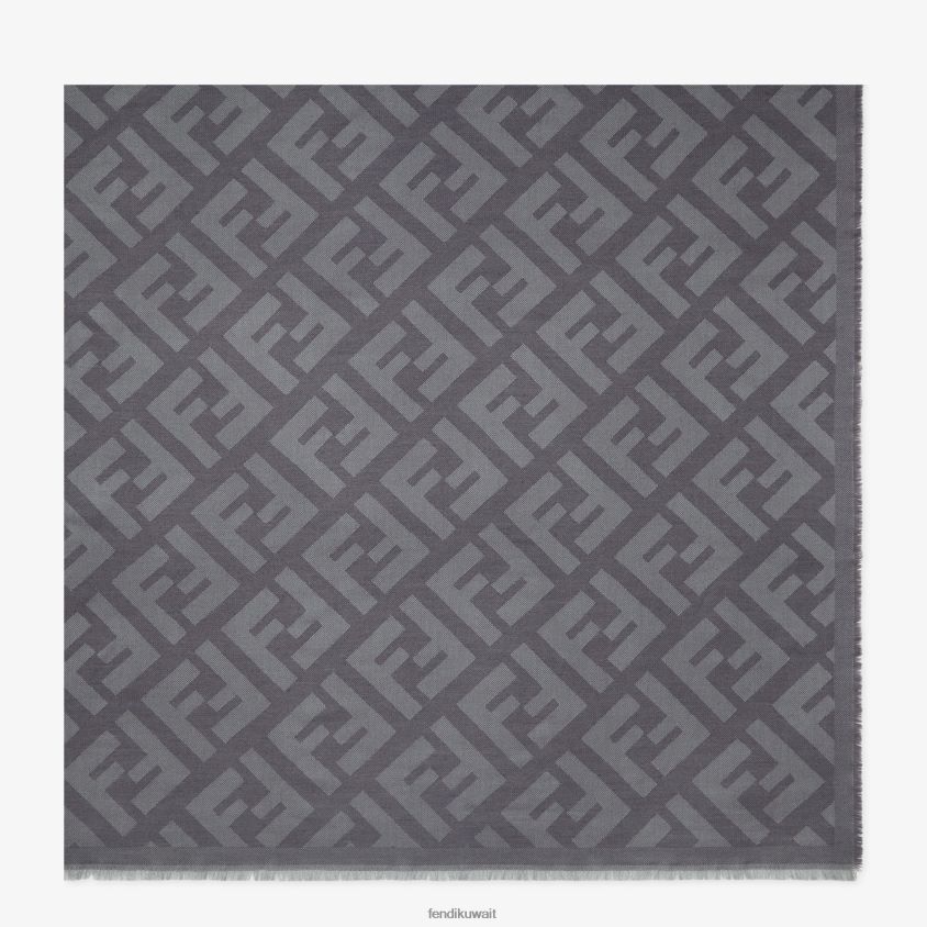 Fendi موضة نحيف شال من الصوف والكشمير RTJZ509 مُكَمِّلات