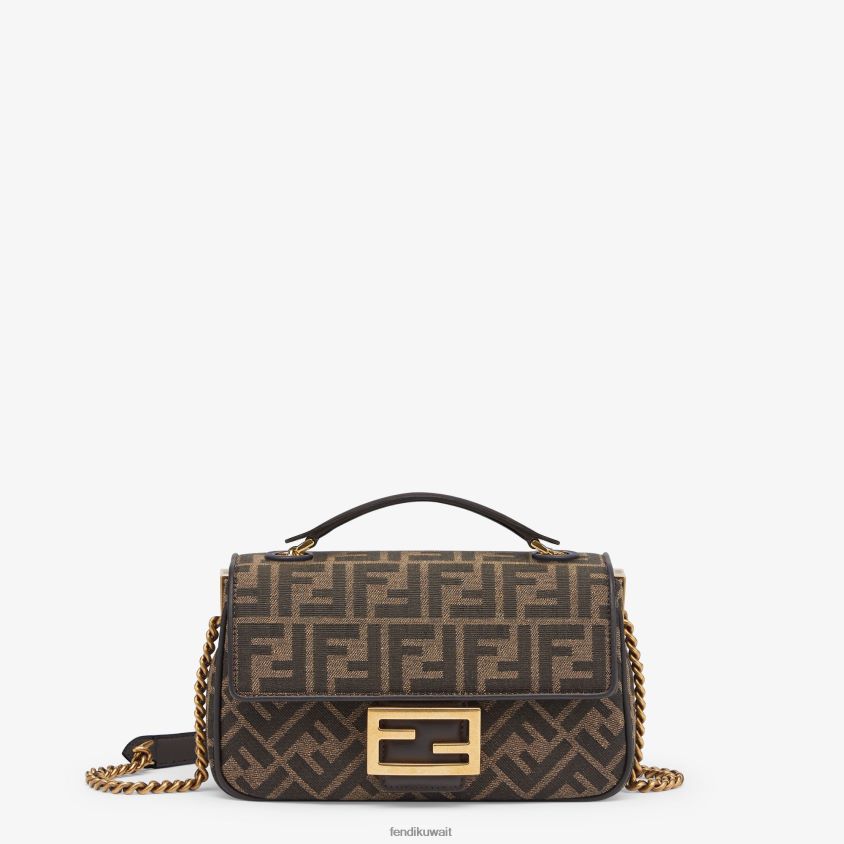 Fendi متعدد الألوان نحيف حقيبة من قماش الجاكار RTJZ586 مُكَمِّلات