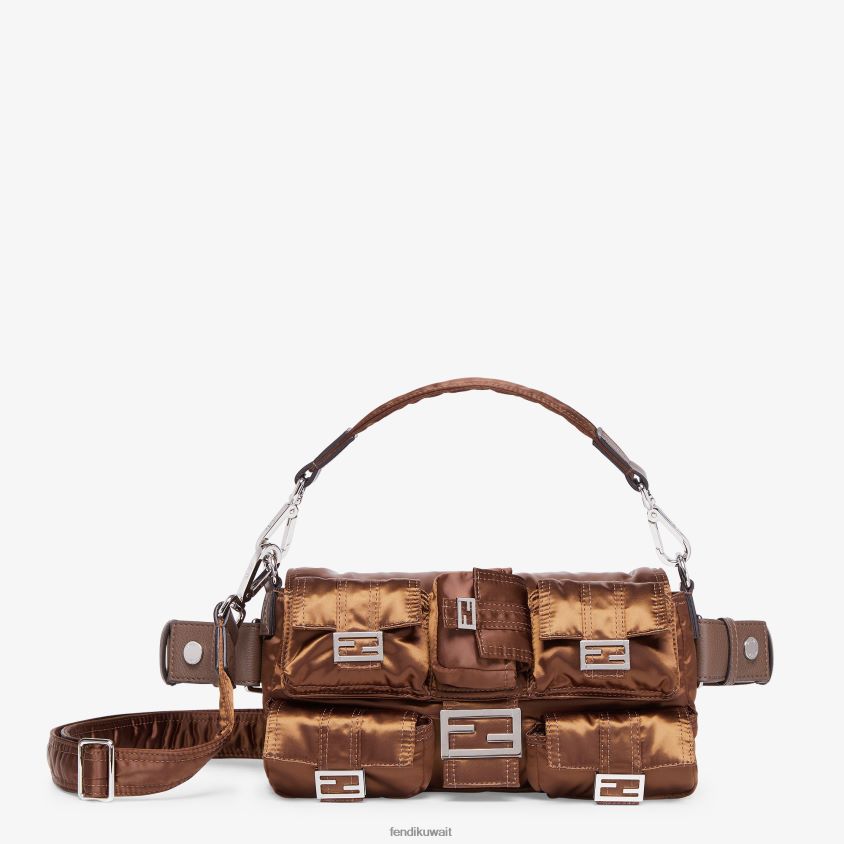 Fendi بني نحيف كيس من النايلون RTJZ777 مُكَمِّلات