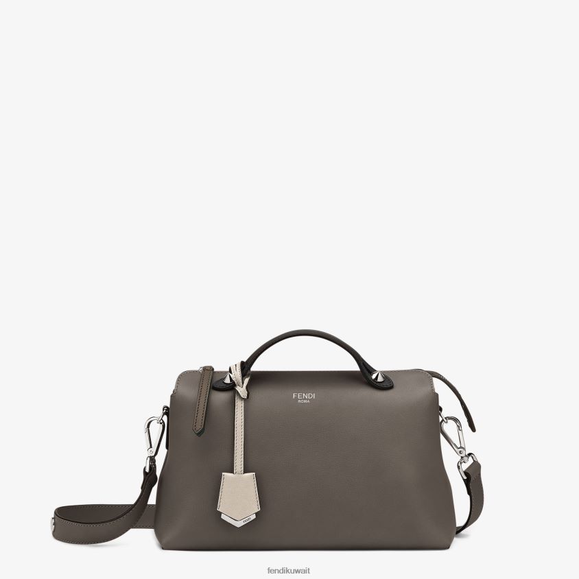 Fendi بني نحيف حقيبة بوسطن متعددة الجلود RTJZ893 مُكَمِّلات