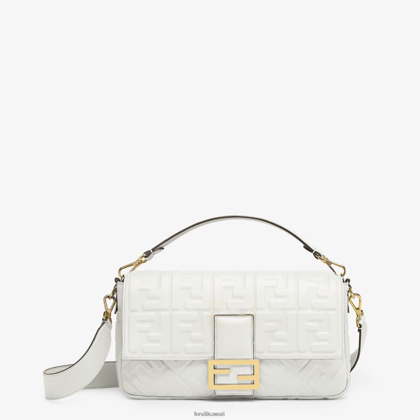 Fendi موضة نحيف حقيبة باجيت جلدية كبيرة RTJZ918 مُكَمِّلات