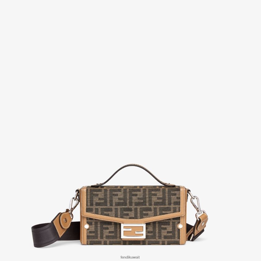 Fendi بني رجال حقيبة قماش ff RTJZ1805 مُكَمِّلات