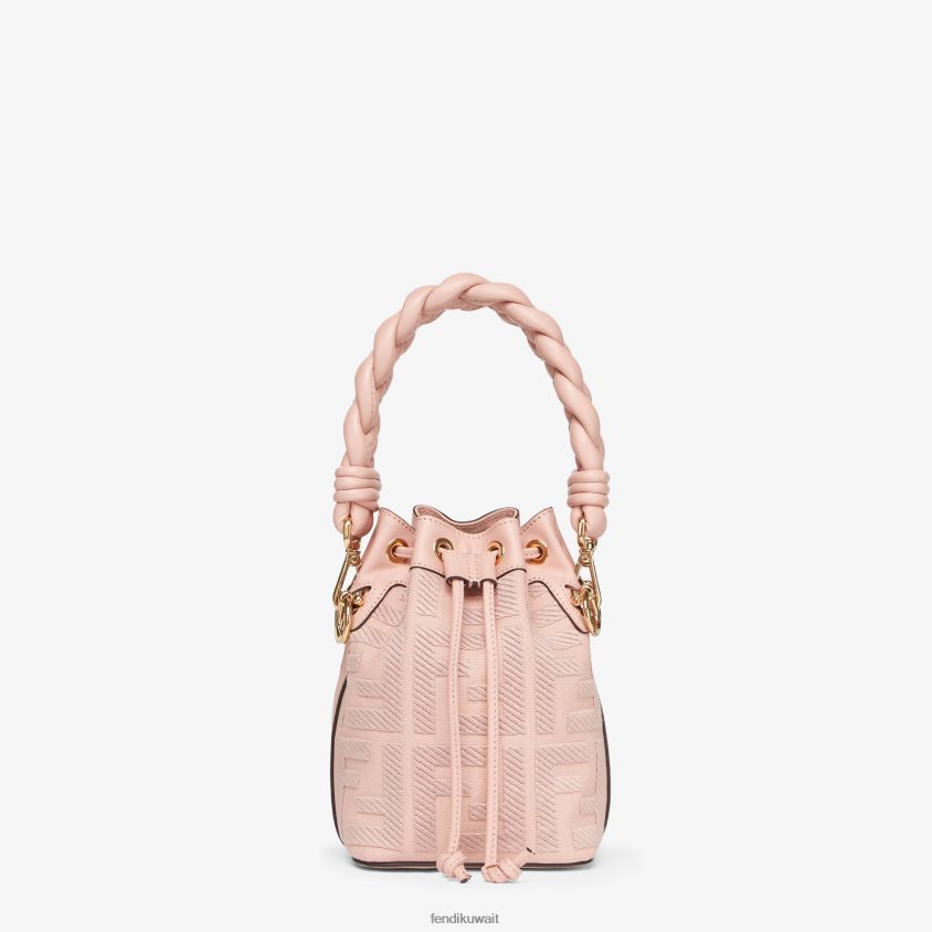 Fendi لون القرنفل نحيف حقيبة قماش صغيرة ff RTJZ816 مُكَمِّلات